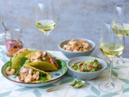Mexican Prawn Tacos with Pickled Vegetables